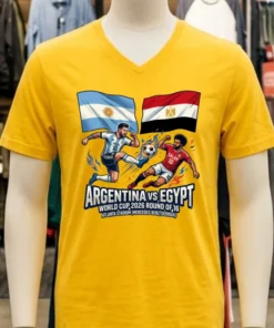 Argentina Vs Egypt In The Round Of 16 Of The 2026 World Cup At Atlanta Stadium (Mercedes Benz, Georgia) T Shirt