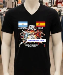 Argentina Vs Spain Final The 2026 Fifa World Cup Sport T Shirt