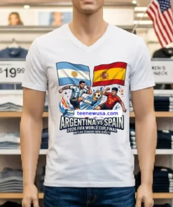 Argentina Vs Spain In The Final Of The 2026 Fifa World Cup At Metlife Stadium In New Jersey New T Shirt
