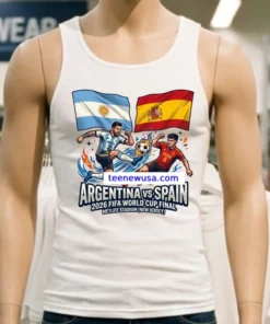 Argentina Vs Spain In The Final Of The 2026 Fifa World Cup At Metlife Stadium In New Jersey New T Shirt