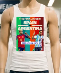 Argentina Vs Spain In The Final Of The 2026 Fifa World Cup At Metlife Stadium In New Jersey T Shirt