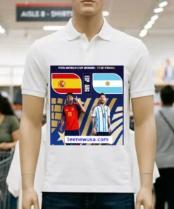 Argentina Vs Spain In The Final Of The 2026 Fifa World Cup T Shirt