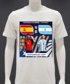 Argentina Vs Spain In The Final Of The 2026 Fifa World Cup T Shirt