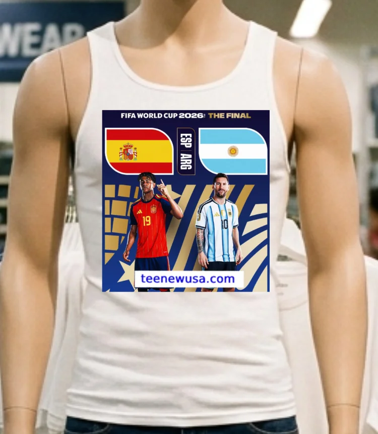 Argentina Vs Spain In The Final Of The 2026 Fifa World Cup T Shirt White T Shirt 5