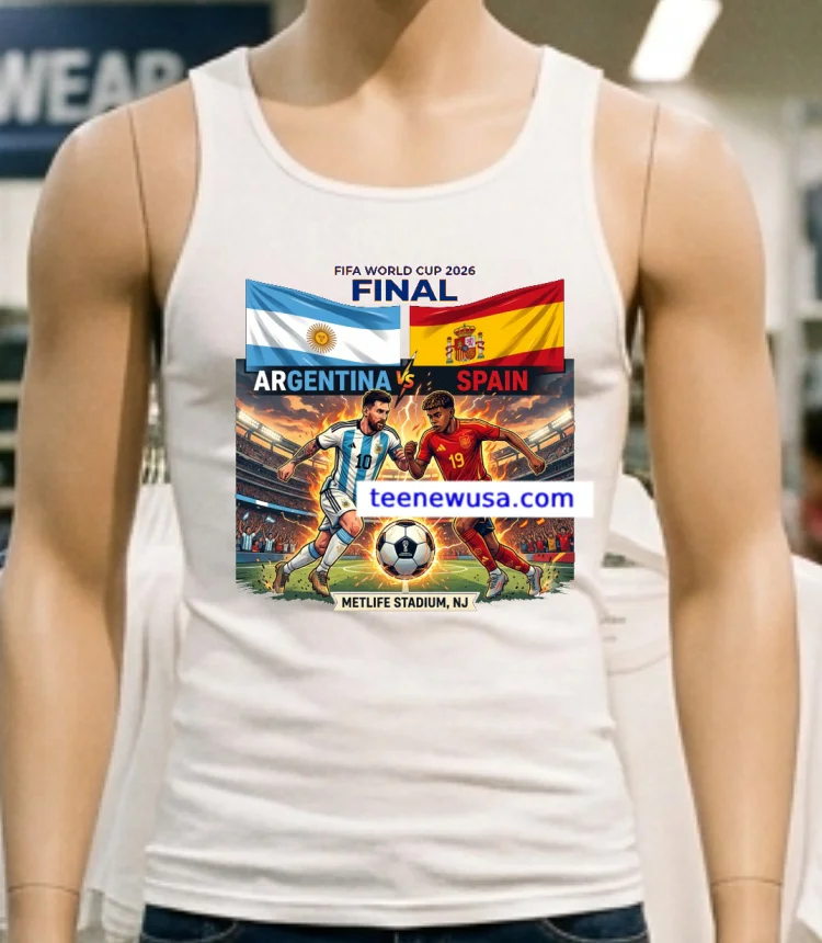 Argentina Vs Spain The 2026 Fifa World Cup T Shirt White T Shirt 5