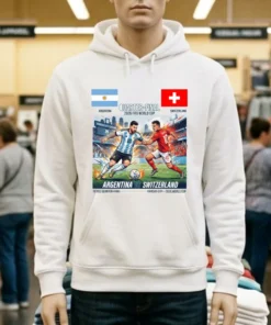 Argentina Vs Switzerland In The Quarter Finals Of The 2026 World Cup T Shirt
