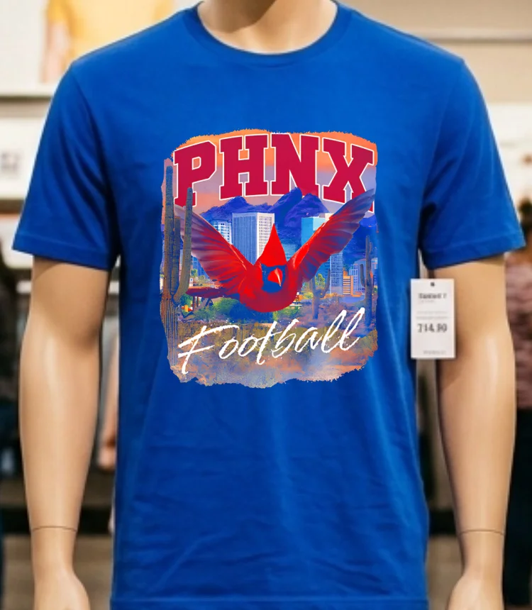 Arizona Cardinals Phnx Football Shirt Blue Shirt