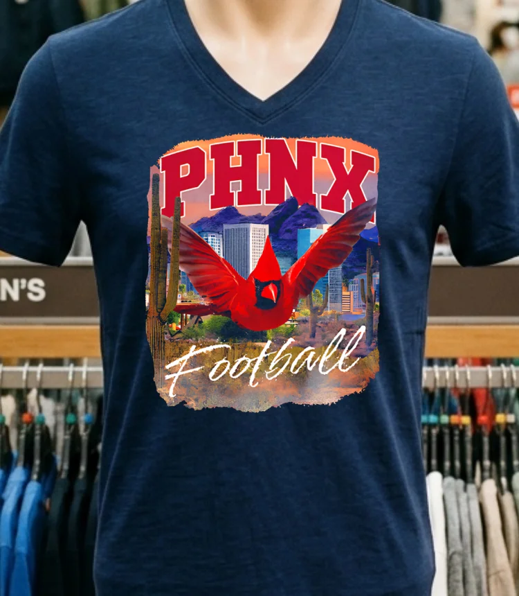 Arizona Cardinals Phnx Football Shirt - navy-shirt Arizona Cardinals Phnx Football Shirt Navy Shirt 1