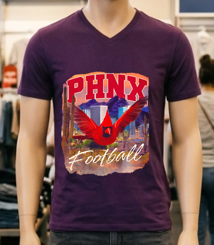 Arizona Cardinals Phnx Football Shirt Purple Shirt