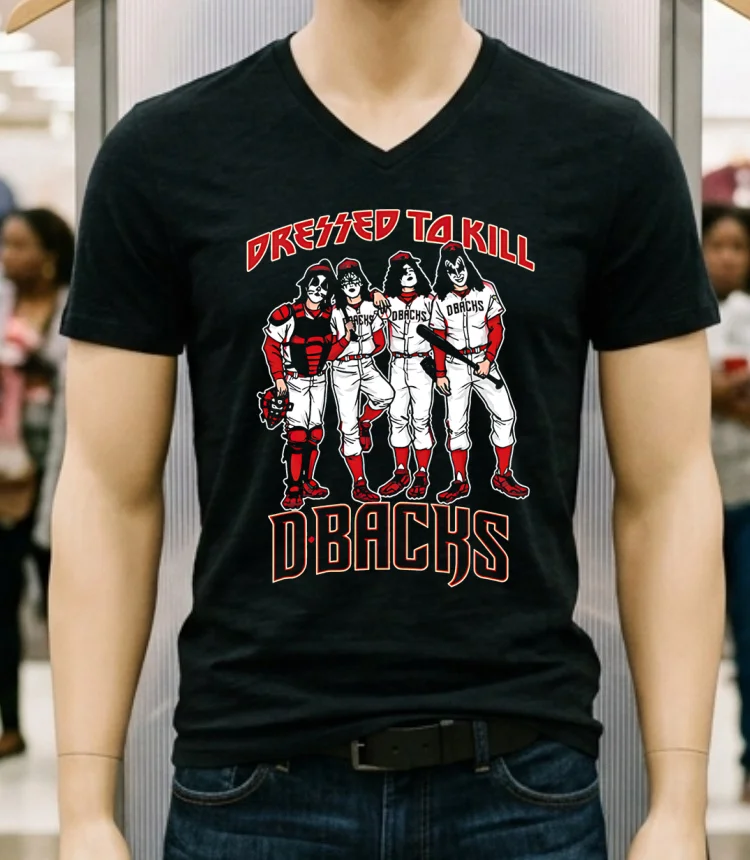 Arizona Diamondbacks Dressed To Kill Shirt - balck-shirt Arizona Diamondbacks Dressed To Kill Shirt Balck Shirt 1