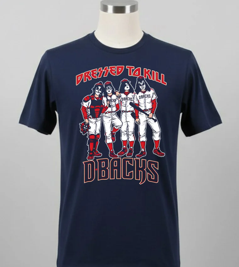 Arizona Diamondbacks Dressed To Kill Shirt - balck-shirt Arizona Diamondbacks Dressed To Kill Shirt Balck Shirt