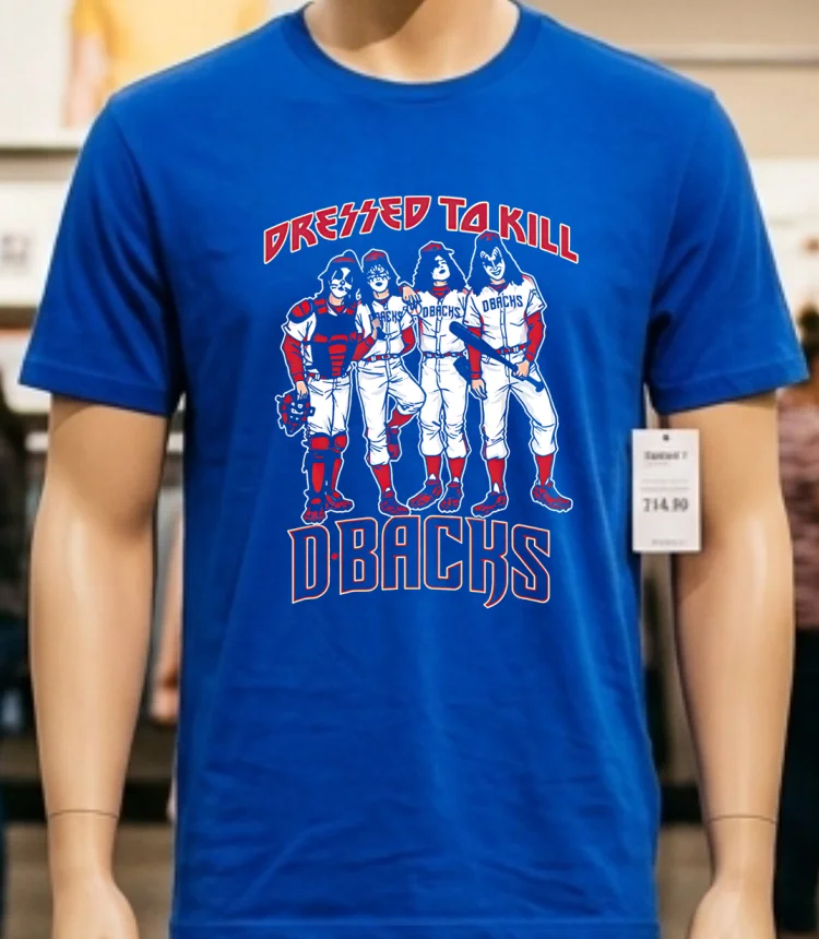 Arizona Diamondbacks Dressed To Kill Shirt Blue Shirt