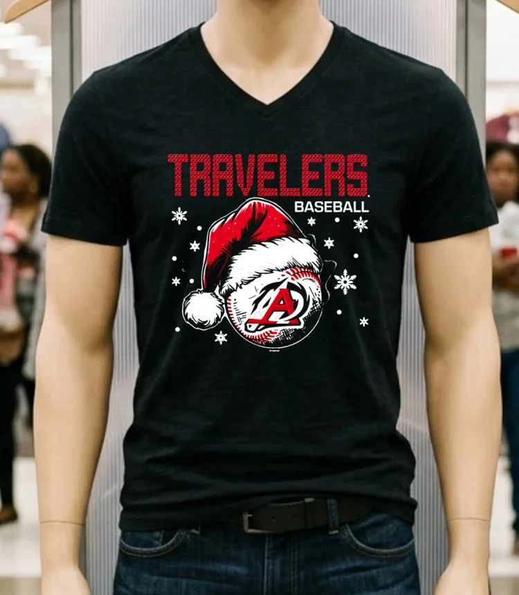 Arkansas Travelers Baseball Christmas Shirt Balck Shirt 1