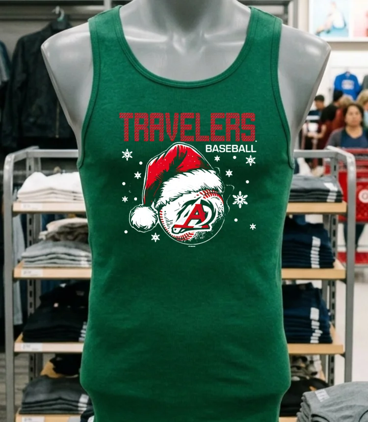 Arkansas Travelers Baseball Christmas Shirt - green-shirt Arkansas Travelers Baseball Christmas Shirt Green Shirt