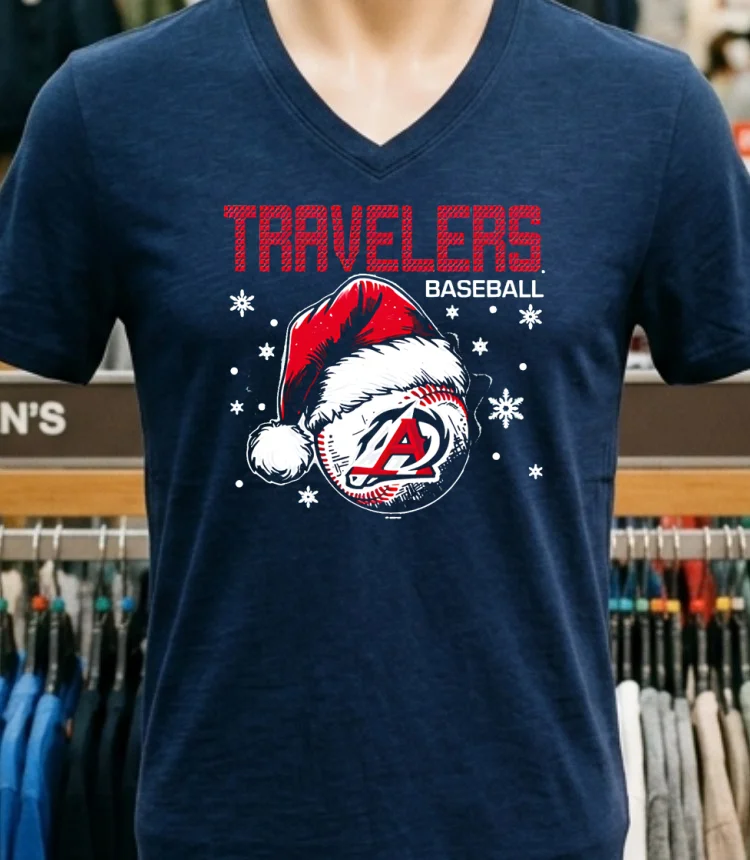 Arkansas Travelers Baseball Christmas Shirt - navy-shirt Arkansas Travelers Baseball Christmas Shirt Navy Shirt 1