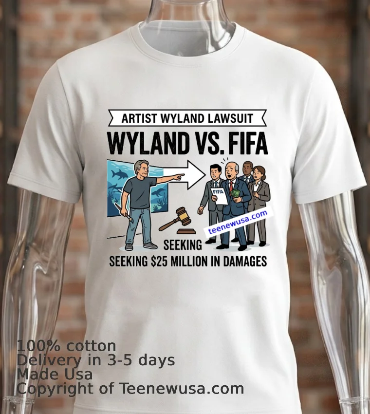 Artist Wyland Has Filed A Lawsuit Against Fifa T Shirt - white-t-shirt 2 Artist Wyland Has Filed A Lawsuit Against Fifa T Shirt White T Shirt 2