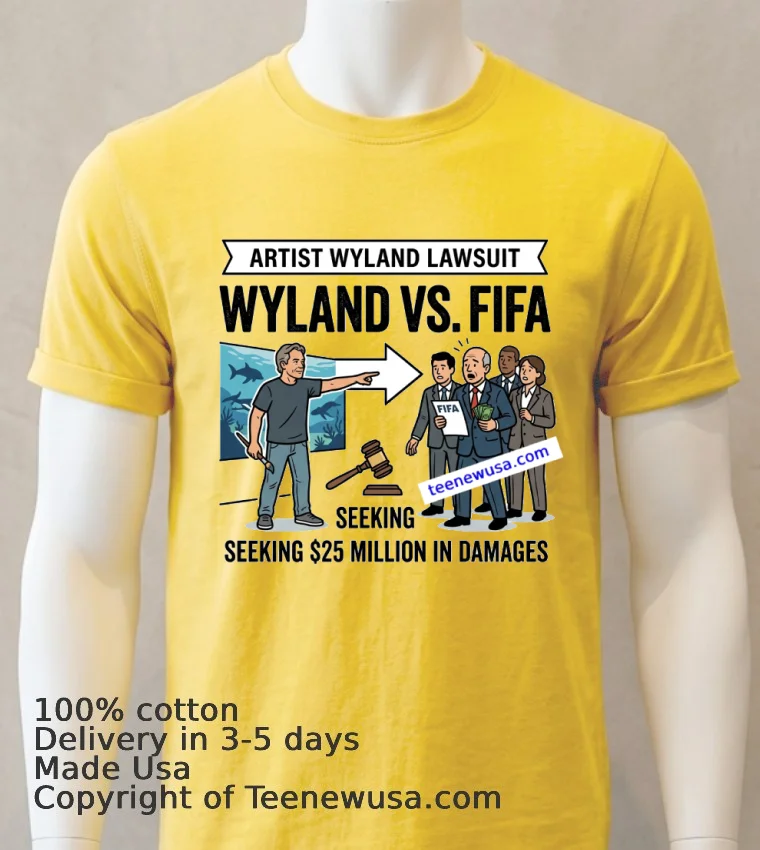 Artist Wyland Has Filed A Lawsuit Against Fifa T Shirt Yellow T Shirt