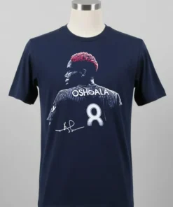 Asisat Oshoala Bay Fc Bitmap Signature Shirt