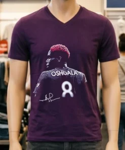 Asisat Oshoala Bay Fc Bitmap Signature Shirt