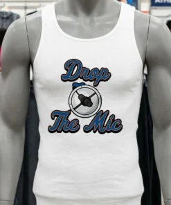 Athlete Drop The Mic Sports Graphic Shirt