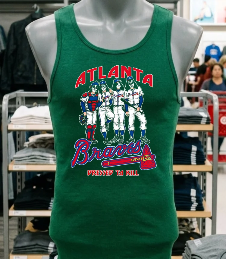 Atlanta Braves Dressed To Kill Shirt - green-shirt Atlanta Braves Dressed To Kill Shirt Green Shirt