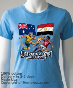 Australia Vs Egypt World Cup 2026 In Arlington (At&T Stadium) T Shirt