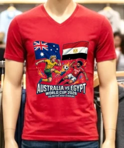 Australia Vs Egypt World Cup 2026 In Arlington (At&T Stadium) T Shirt