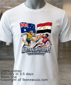 Australia Vs Egypt World Cup 2026 In Arlington (At&T Stadium) T Shirt