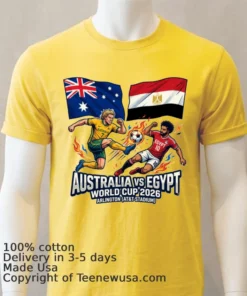 Australia Vs Egypt World Cup 2026 In Arlington (At&T Stadium) T Shirt