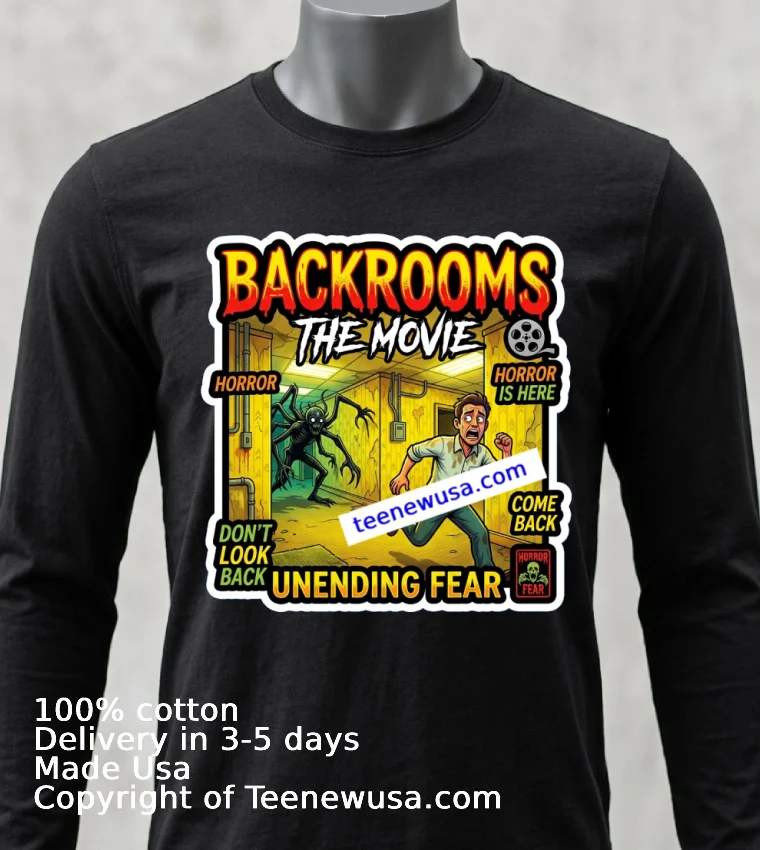 Backrooms Movie T Shirt - balck-shirt Backrooms Movie T Shirt Balck Shirt