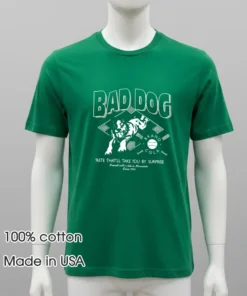 Bad Dog Brand Cola Red 90S Baseball Soda Usa Shirt