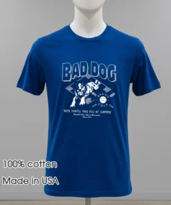 Bad Dog Brand Cola Red 90S Baseball Soda Usa Shirt