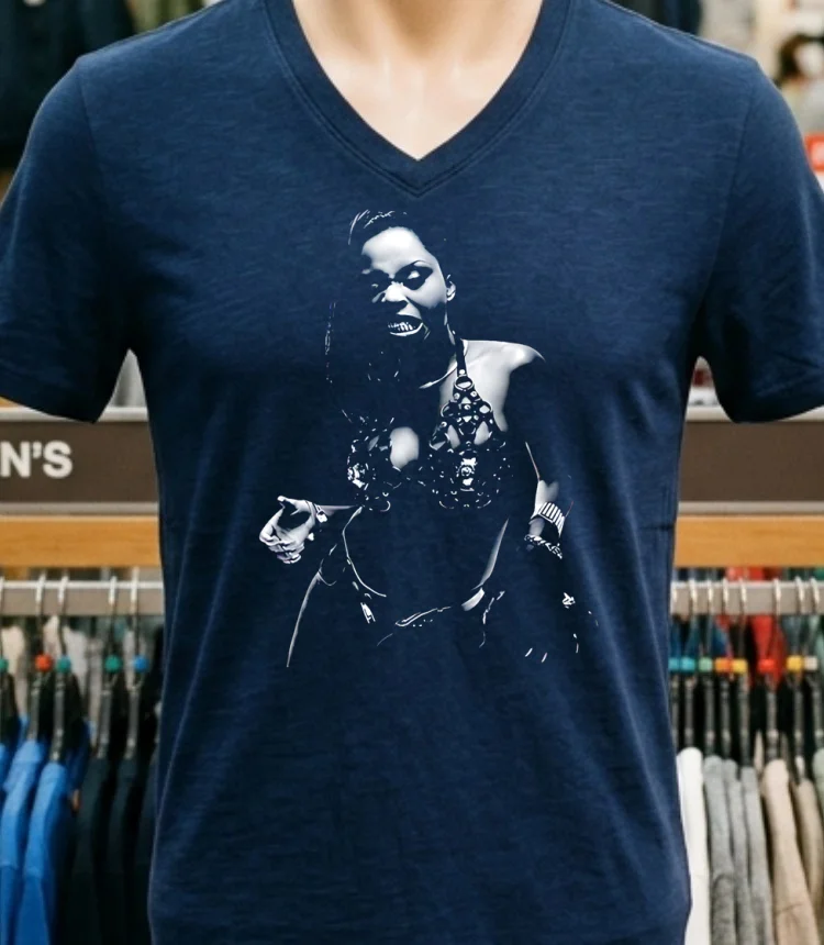Baddie Alert Garment Dyed Classic Shirt - navy-shirt Baddie Alert Garment Dyed Classic Shirt Navy Shirt 1