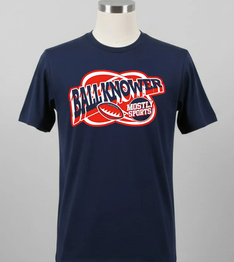 Ball Knower Mostly Sports Logo Shirt - balck-shirt Ball Knower Mostly Sports Logo Shirt Balck Shirt