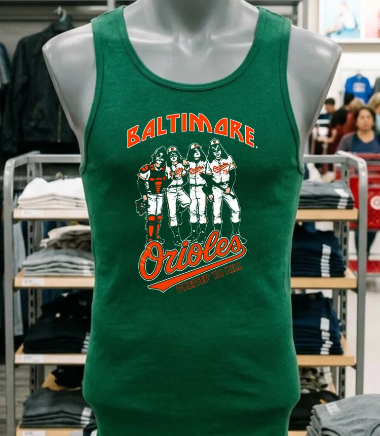 Baltimore Orioles Dressed To Kill Black Shirt - green-shirt Baltimore Orioles Dressed To Kill Black Shirt Green Shirt