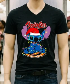 Baltimore Orioles Noel Stitch Baseball Christmas Shirt