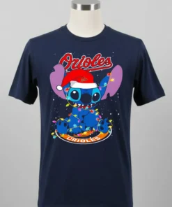 Baltimore Orioles Noel Stitch Baseball Christmas Shirt