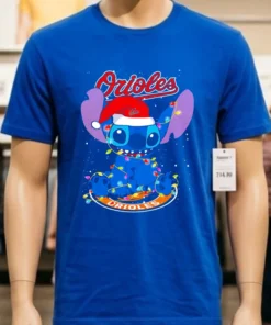 Baltimore Orioles Noel Stitch Baseball Christmas Shirt