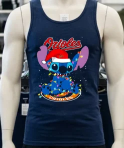 Baltimore Orioles Noel Stitch Baseball Christmas Shirt