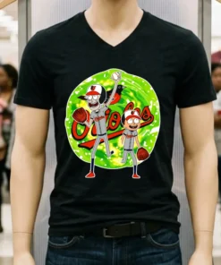 Baltimore Orioles Rick And Morty Baseball Shirt