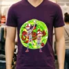 Baltimore Orioles Rick And Morty Baseball Shirt Purple Shirt