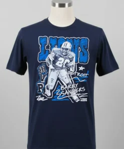Barry Sanders Detroit Lions Mvp Vintage Shirt