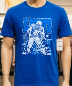 Barry Sanders Detroit Lions Mvp Vintage Shirt
