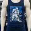 Barry Sanders Detroit Lions Mvp Vintage Shirt Navy Shirt
