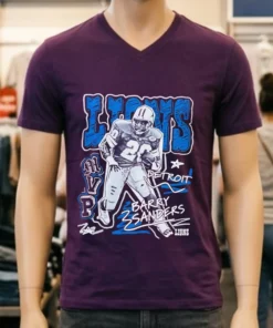 Barry Sanders Detroit Lions Mvp Vintage Shirt