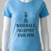 Baseball Against Fascism Classic Shirt Blue Shirt