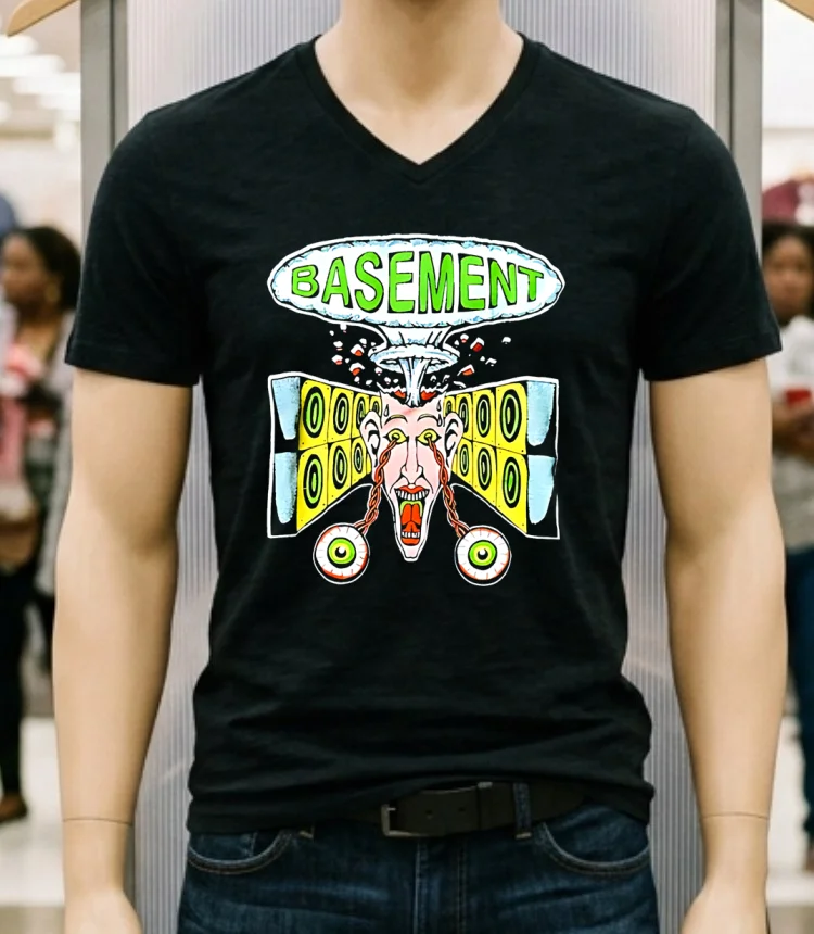 Basement Blown Speaker Shirt - balck-shirt Basement Blown Speaker Shirt Balck Shirt 1