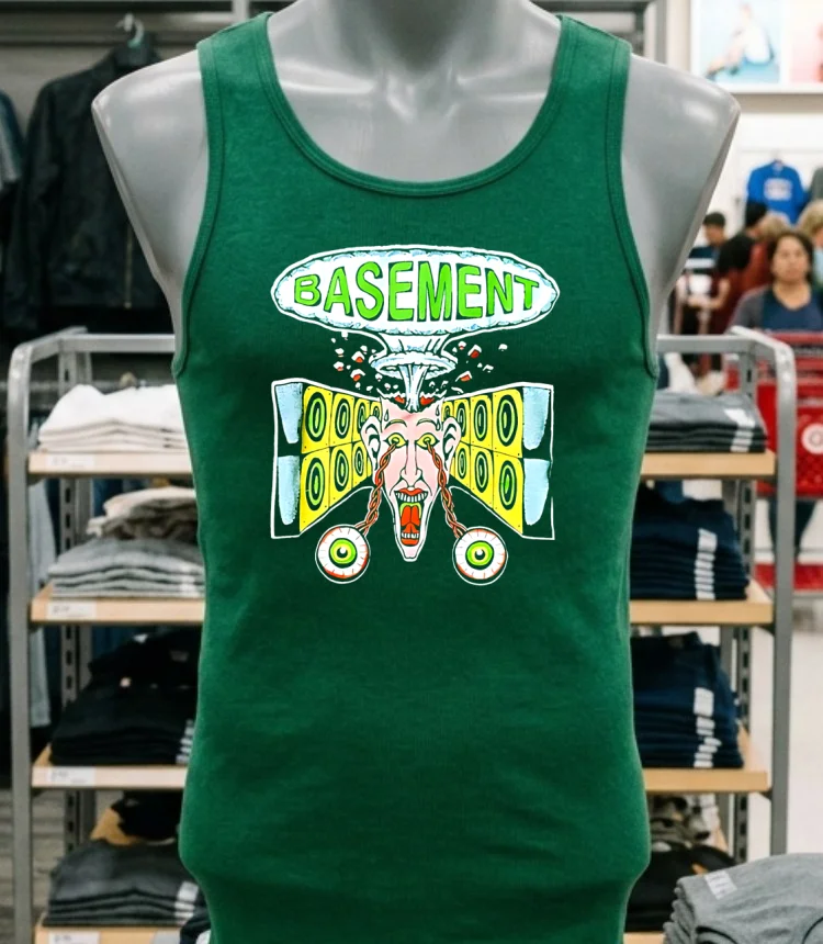 Basement Blown Speaker Shirt - green-shirt Basement Blown Speaker Shirt Green Shirt