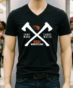 Beaver Head And Osu Wrestling Logos Shirt