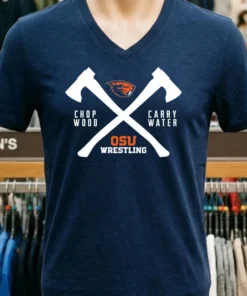 Beaver Head And Osu Wrestling Logos Shirt